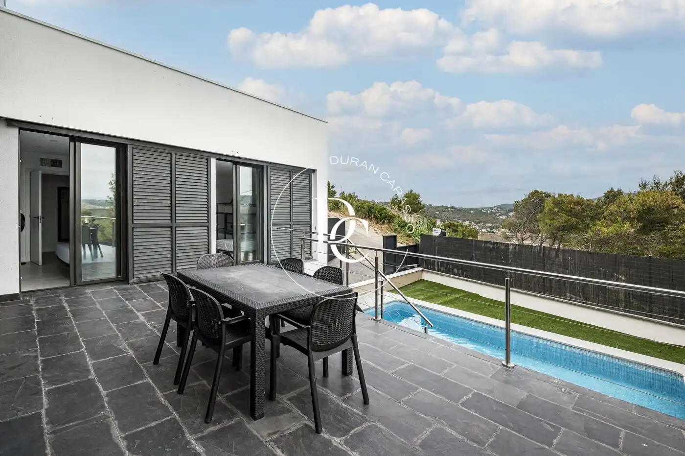 Terraza de Casa o chalet en venta en Canyelles con Aire acondicionado, Calefacción y Jardín privado