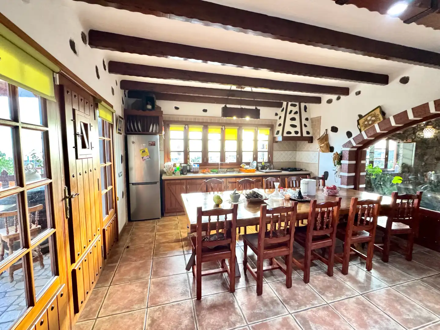 Küche von Country house zum Verkauf in Tías mit Privatgarten, Terrasse und Möbliert