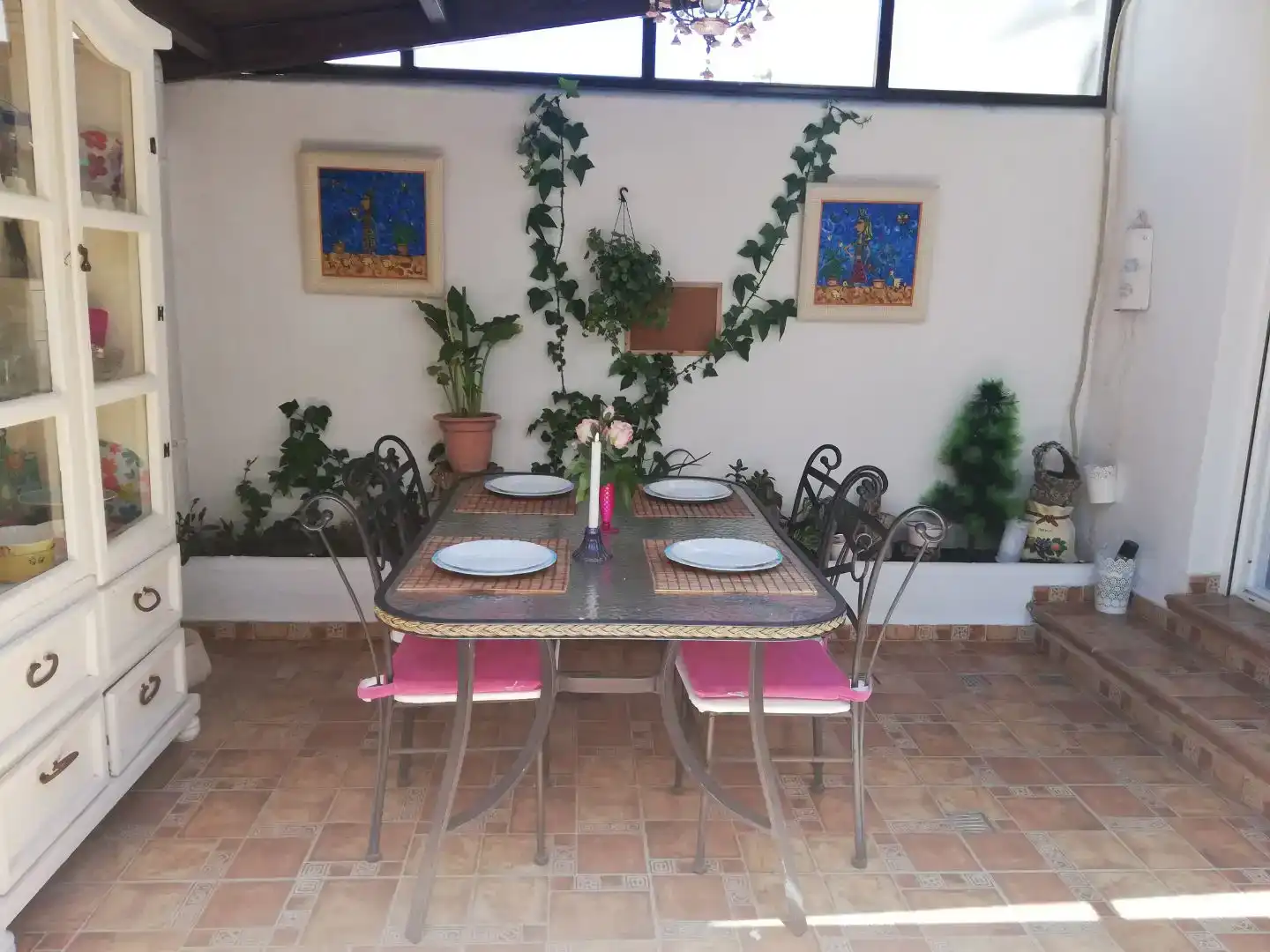 Terraza de Piso de alquiler en Mijas con Aire acondicionado, Terraza y Piscina