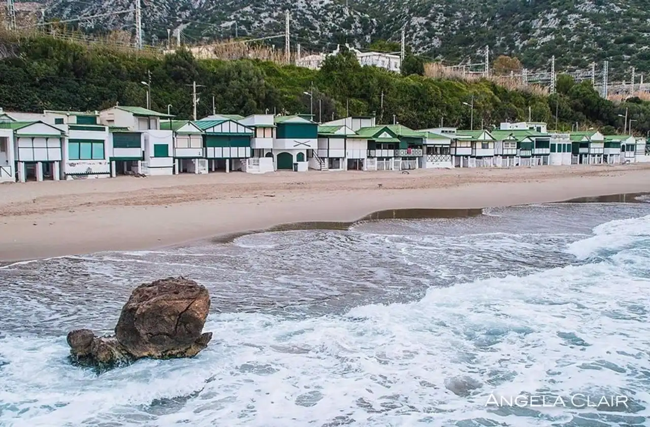 Exterior view of Flat for rent in Sitges  with Air Conditioner, Heating and Parquet flooring