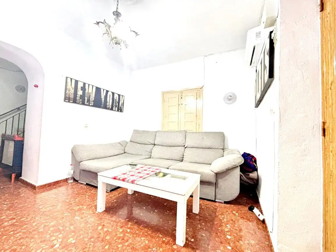 Sala de estar de Casa adosada en venta en Almogía con Aire acondicionado