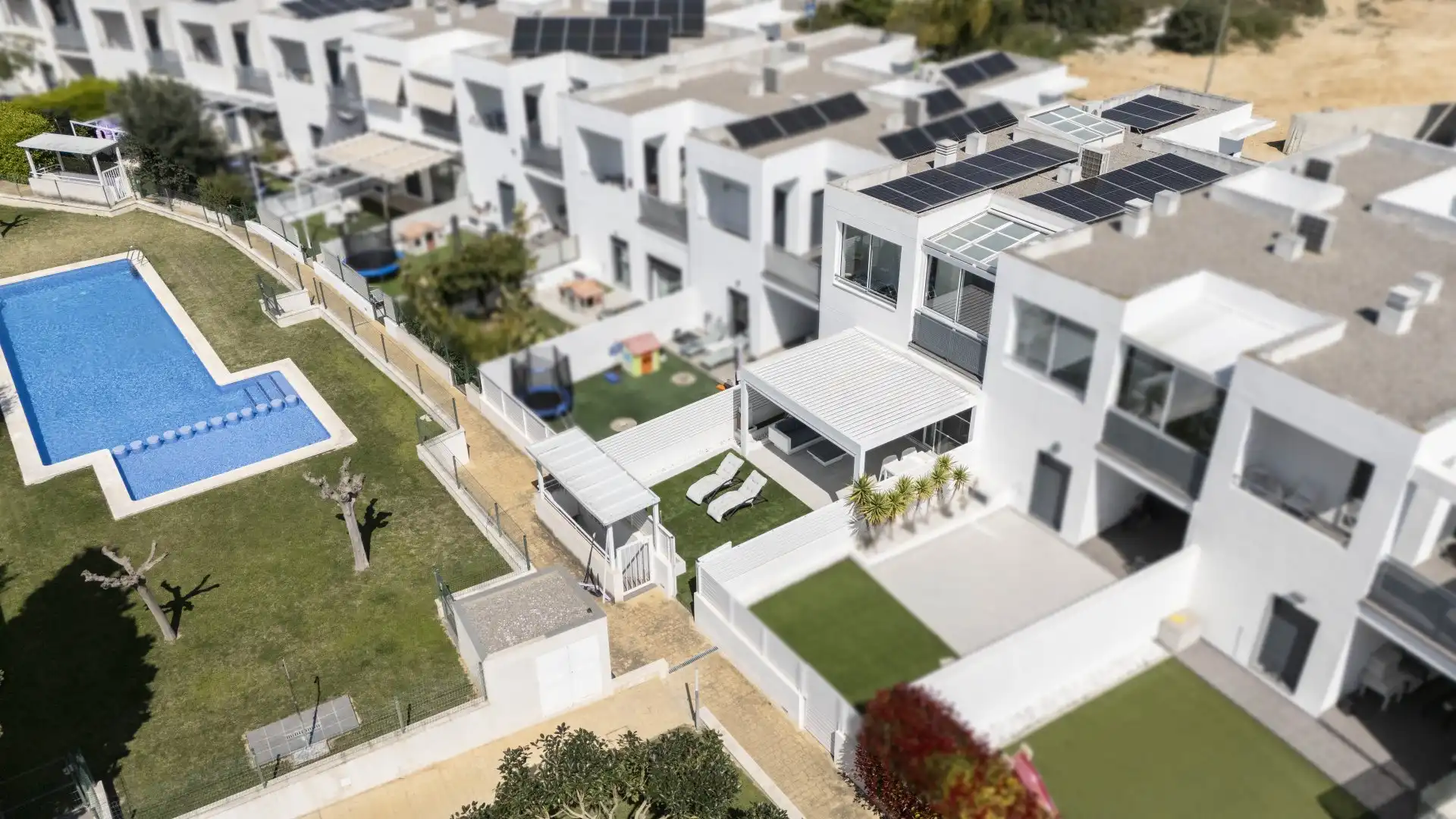 Vista exterior de Casa adosada en venta en San Antonio de Benagéber con Aire acondicionado, Calefacción y Terraza