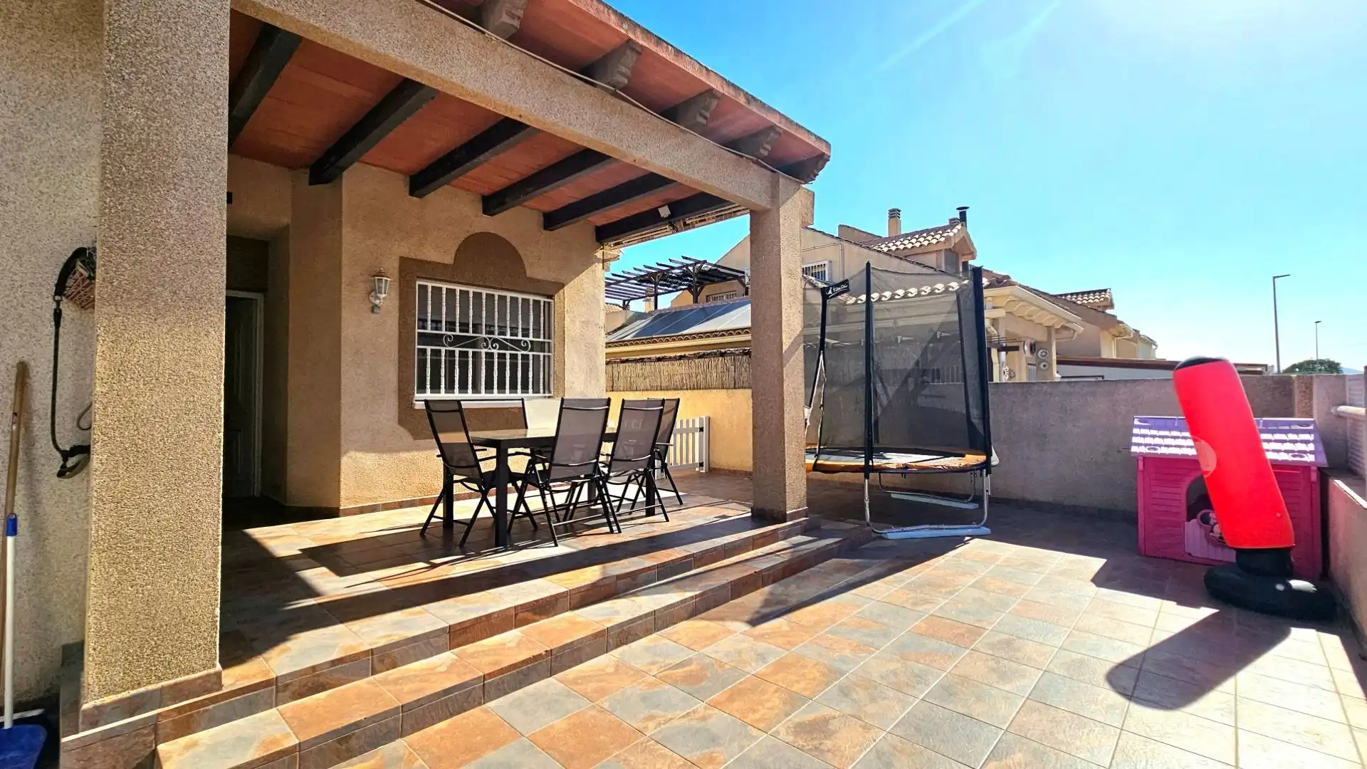 Terrassa de Casa adosada en venda en Cartagena amb Aire condicionat, Calefacció i Jardí privat