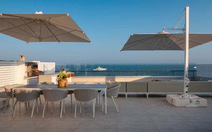 Terrasse von Wohnungen zum verkauf in Calvià mit Klimaanlage, Möbliert und Gemeinschaftspool