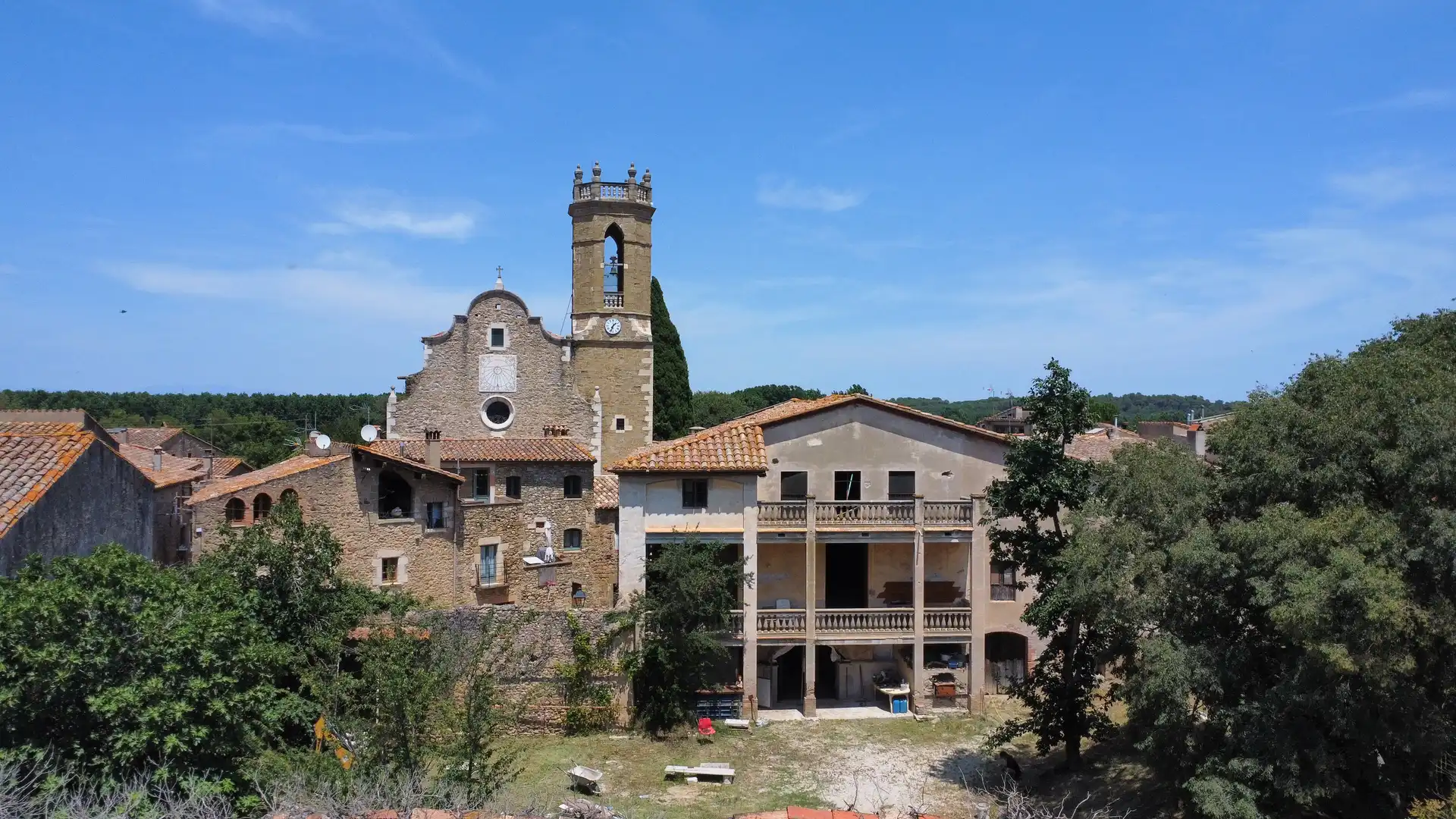 Exterior view of Country homes for sale in Flaçà  with Private garden, Terrace and Alarm