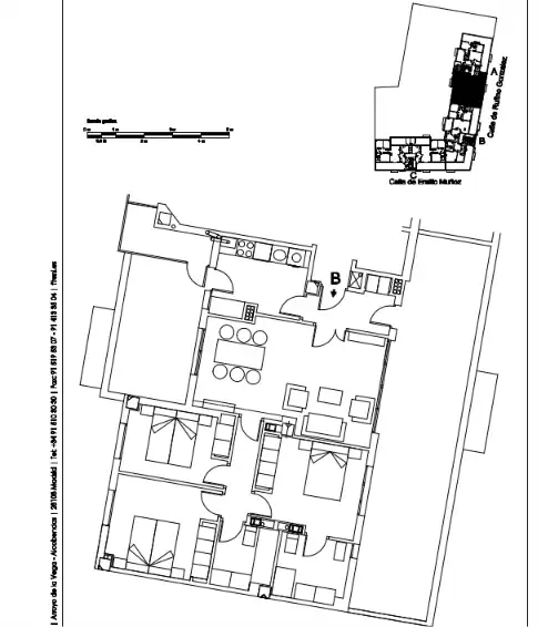 Dachboden zur Miete in Madrid mit Klimaanlage, Heizung und Terrasse