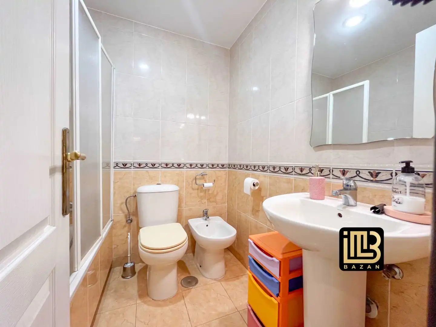 Baño de Piso de alquiler en Málaga con Aire acondicionado, Terraza y Amueblado