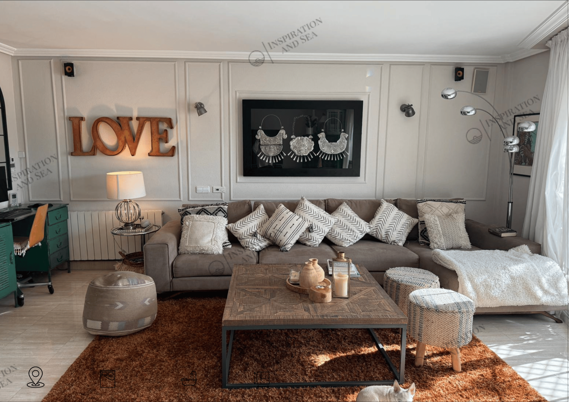 Sala d'estar de Àtic en venda en Eivissa amb Aire condicionat, Terrassa i Traster