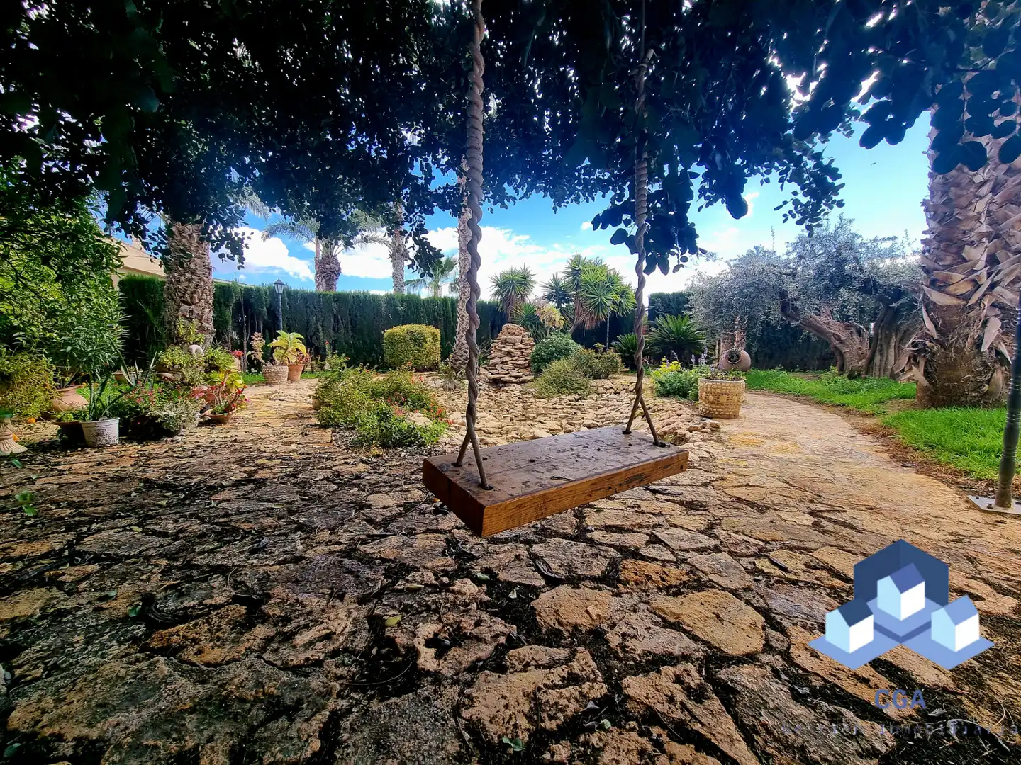 Jardí de Casa o xalet en venda en Lorca amb Aire condicionat, Calefacció i Jardí privat