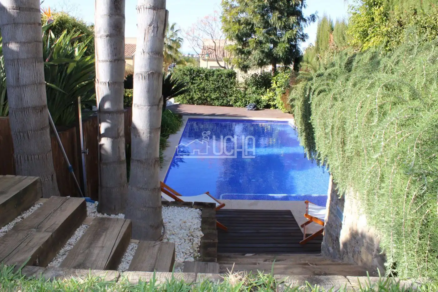 Piscina de Casa adosada de alquiler en Bétera con Aire acondicionado, Calefacción y Jardín privado