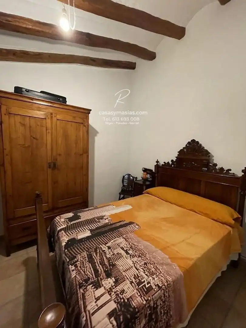 Bedroom of Country homes for rent in Sant Martí Sarroca  with Heating and Balcony