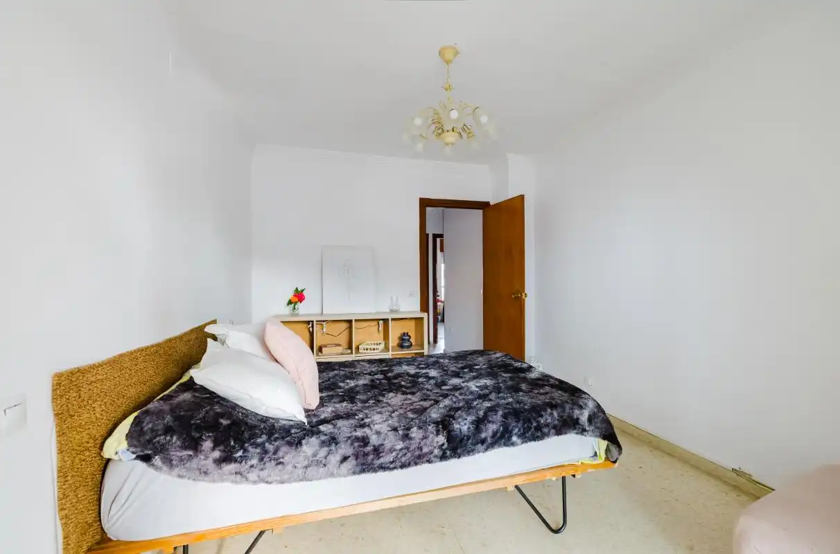 Bedroom of Flat for sale in Málaga  with Air Conditioner, Heating and Private garden