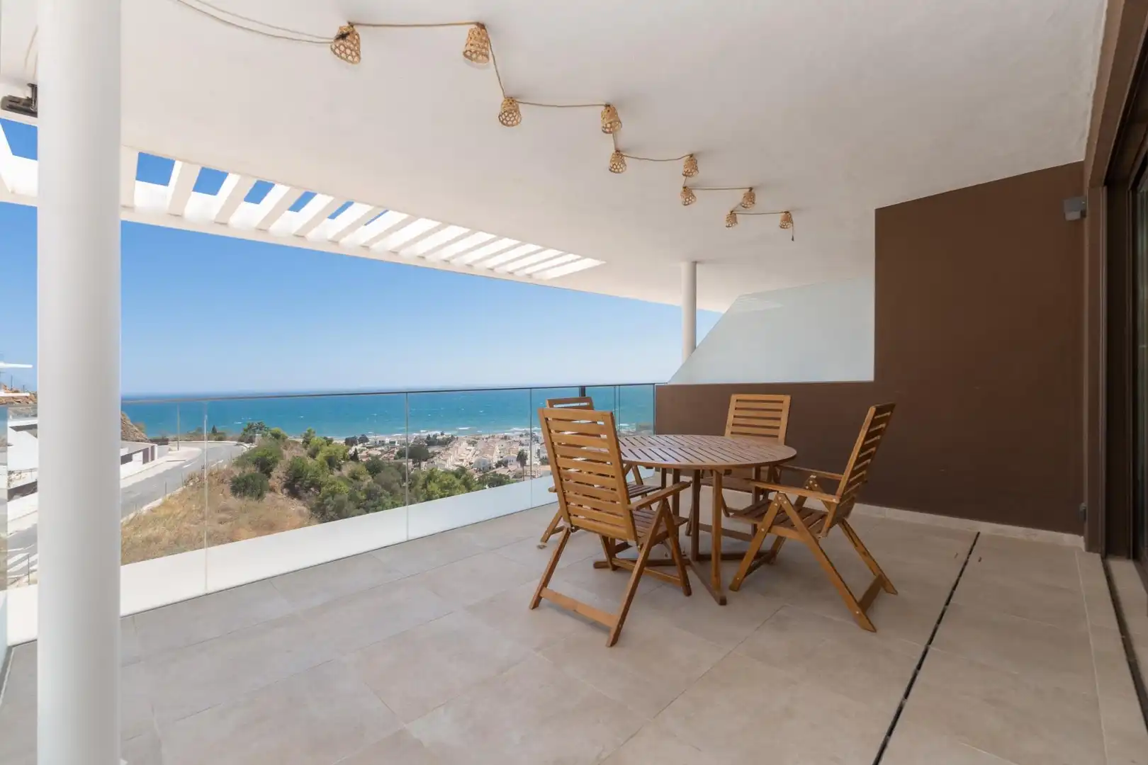 Terrace of Flat for sale in Rincón de la Victoria  with Air Conditioner and Community pool