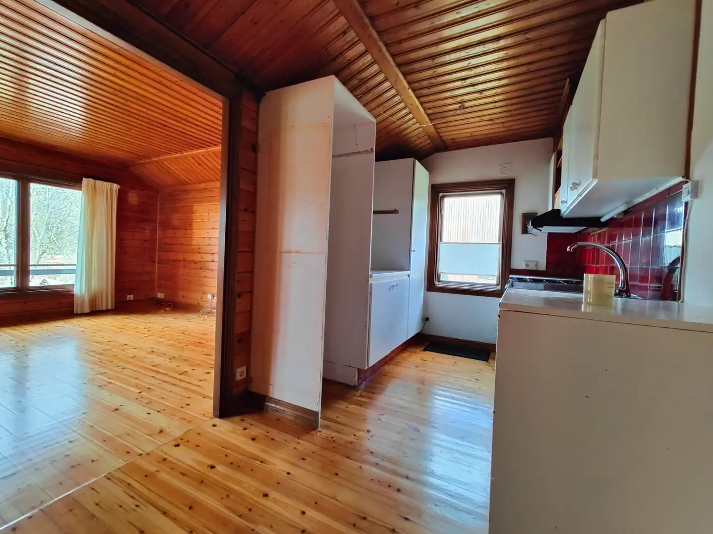 Cuina de Casa o xalet en venda en Camprodon amb Jardí privat, Parquet i Terrassa