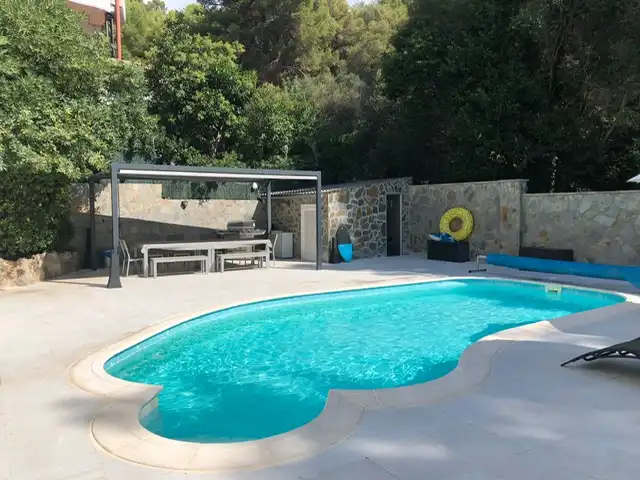 Piscina de Casa o chalet en venta en Castelldefels con Aire acondicionado, Jardín privado y Terraza
