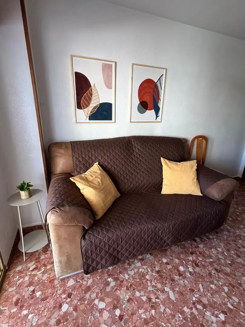 Sala de estar de Apartamento de alquiler en Cullera con Terraza, Amueblado y Piscina comunitaria