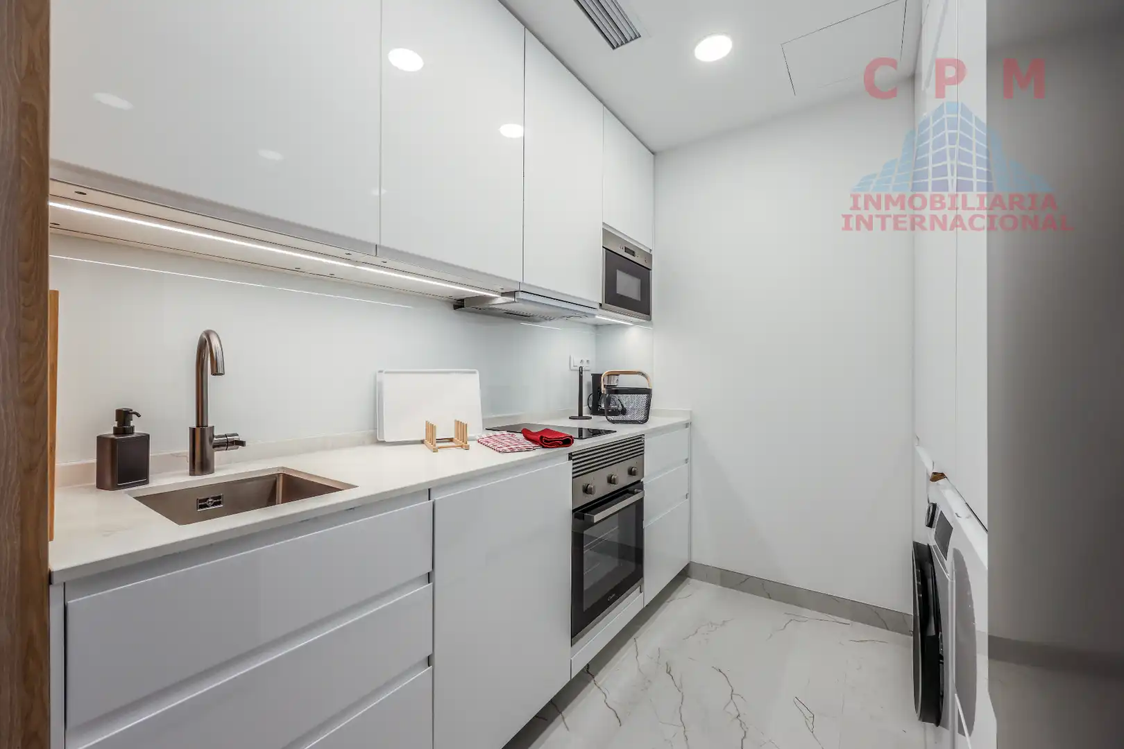 Cocina de Piso de alquiler en Madrid con Aire acondicionado, Calefacción y Parquet