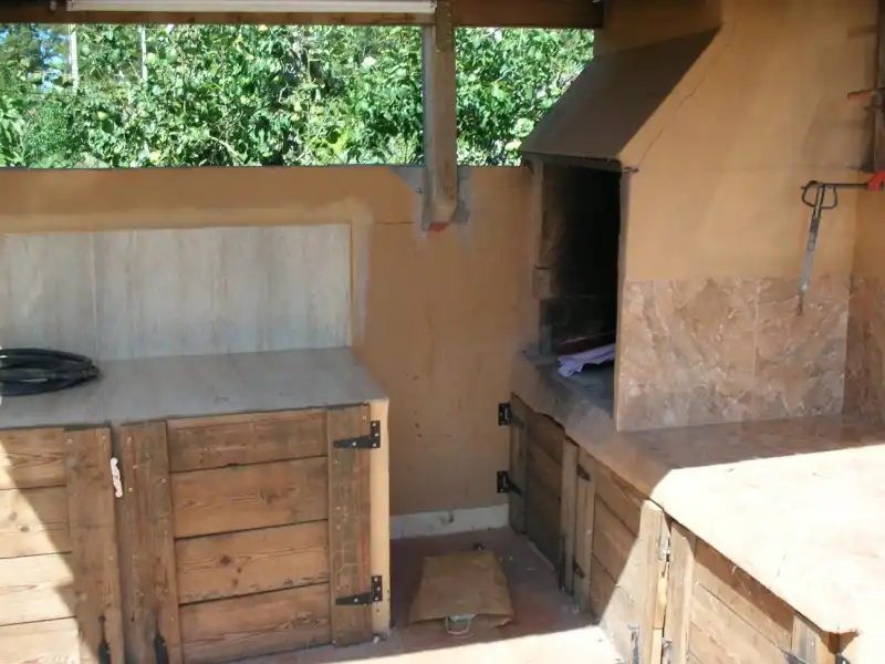 Cocina de Finca rústica en venta en La Ràpita con Jardín privado, Piscina y Alarma