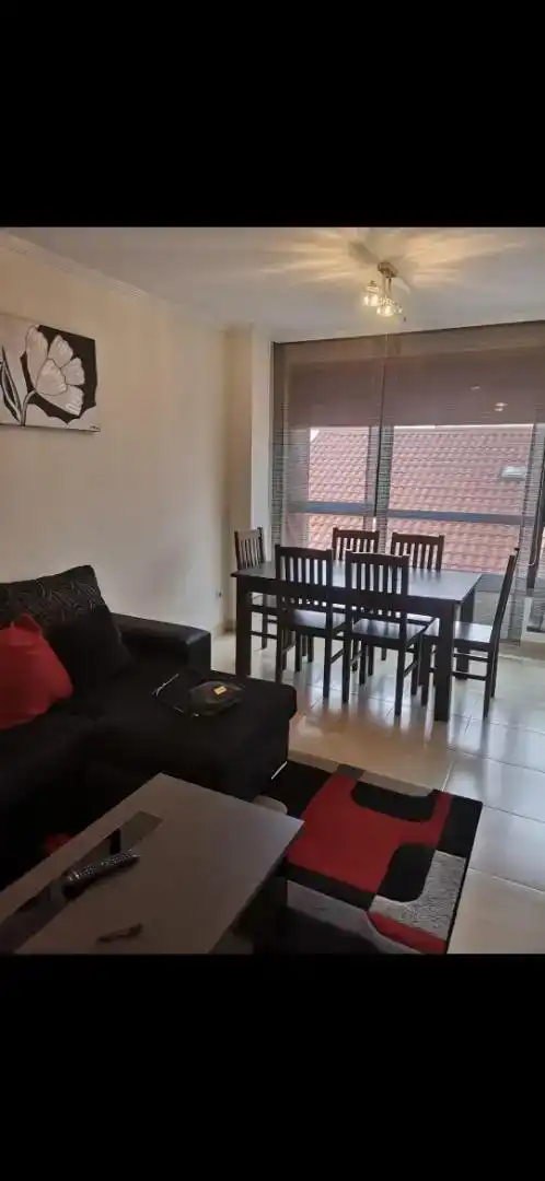 Living room of Flat for rent in Porto do Son  with Storage room, Furnished and Oven