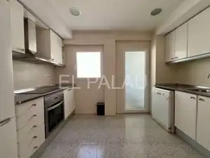 Kitchen of Attic for rent in Valencia  with Air Conditioner, Terrace and Furnished