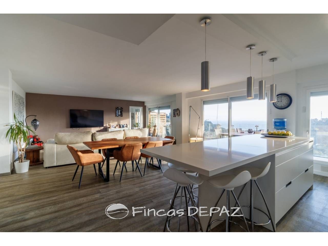 Dining room of Apartment for sale in Castelldefels  with Heating, Parquet flooring and Community pool