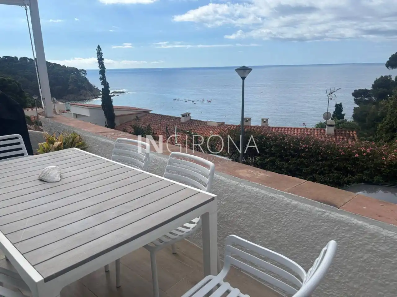 Terrassa de Casa o xalet de lloguer en Lloret de Mar amb Aire condicionat, Jardí privat i Terrassa