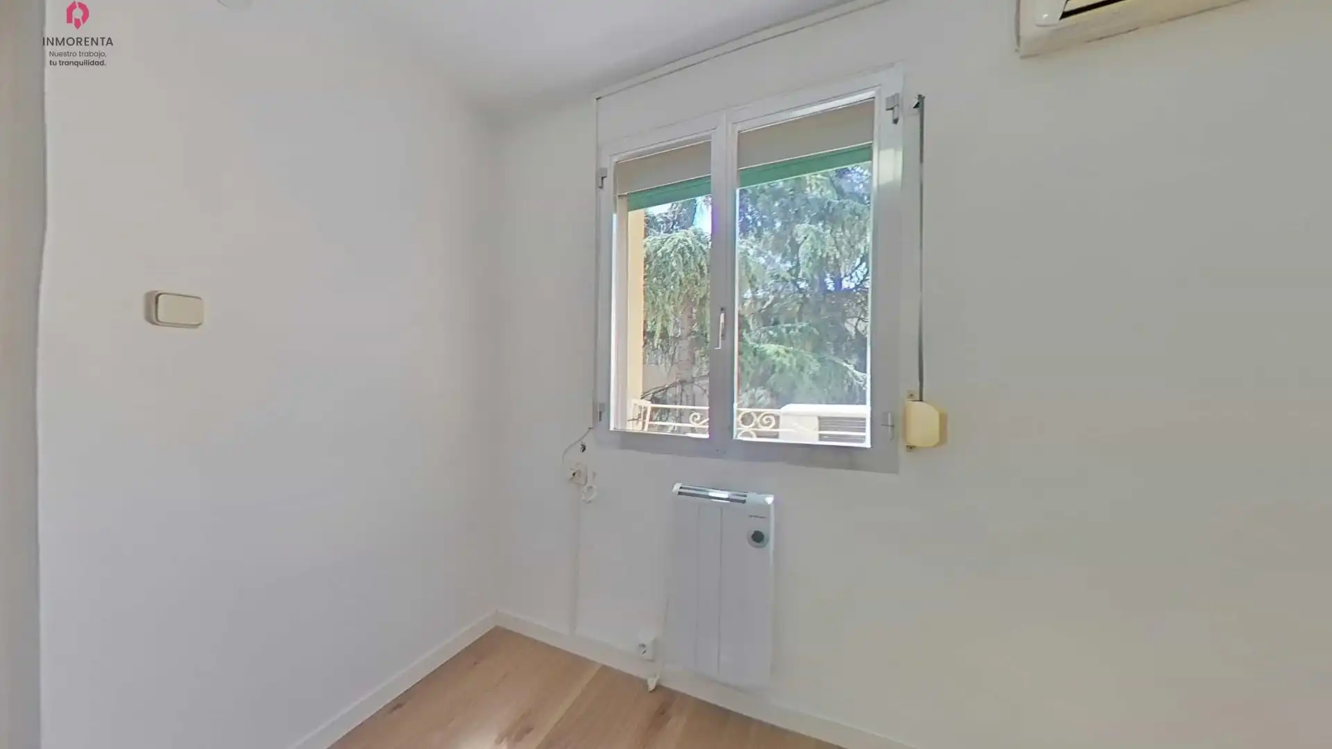 Schlafzimmer von Wohnung zur Miete in Madrid mit Klimaanlage und Heizung