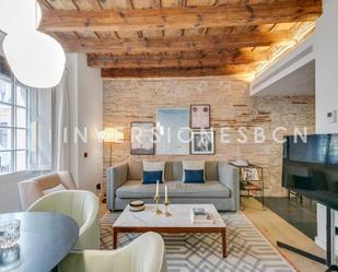 Living room of Attic to rent in  Barcelona Capital  with Air Conditioner and Terrace