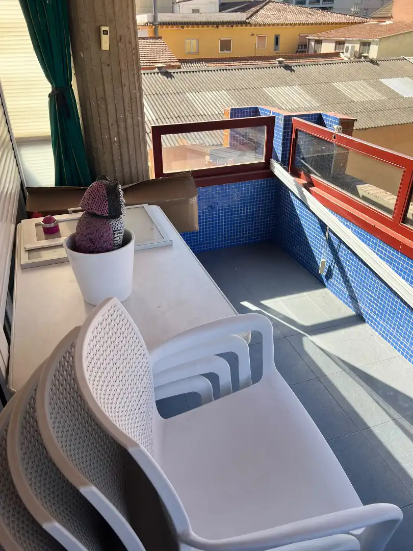 Balcony of Flat for sale in Fraga  with Air Conditioner, Heating and Furnished