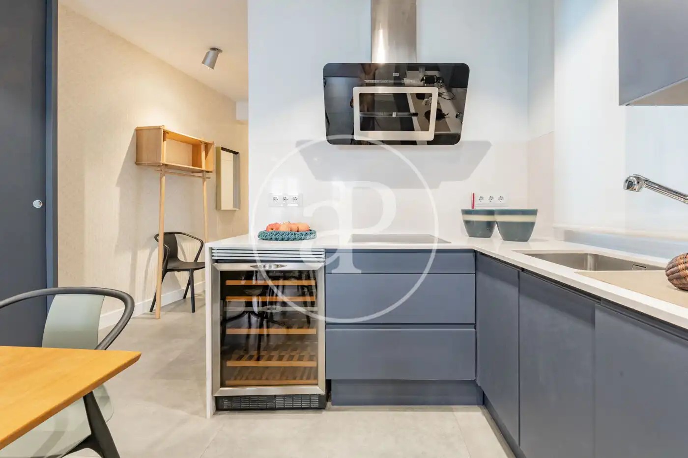 Kitchen of Flat for sale in Madrid  with Air Conditioner, Heating and Balcony