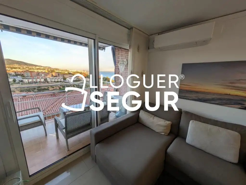 Terrasse von Wohnung zur Miete in Montgat mit Klimaanlage, Heizung und Terrasse