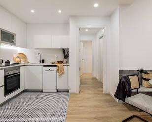 Kitchen of Flat to rent in  Lleida Capital  with Air Conditioner, Furnished and TV