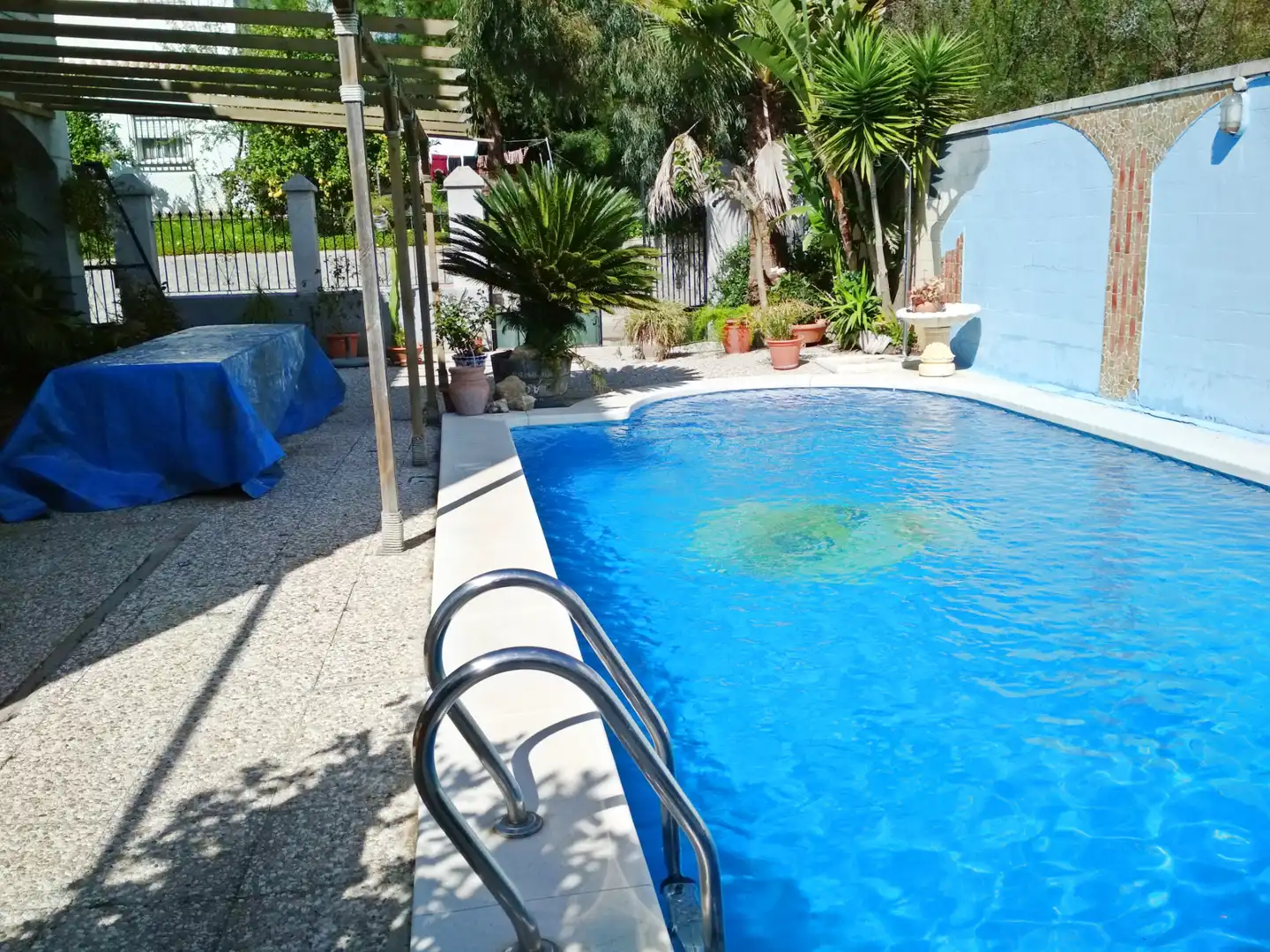 Piscina de Casa o chalet de alquiler en Sanlúcar de Barrameda con Aire acondicionado, Calefacción y Jardín privado