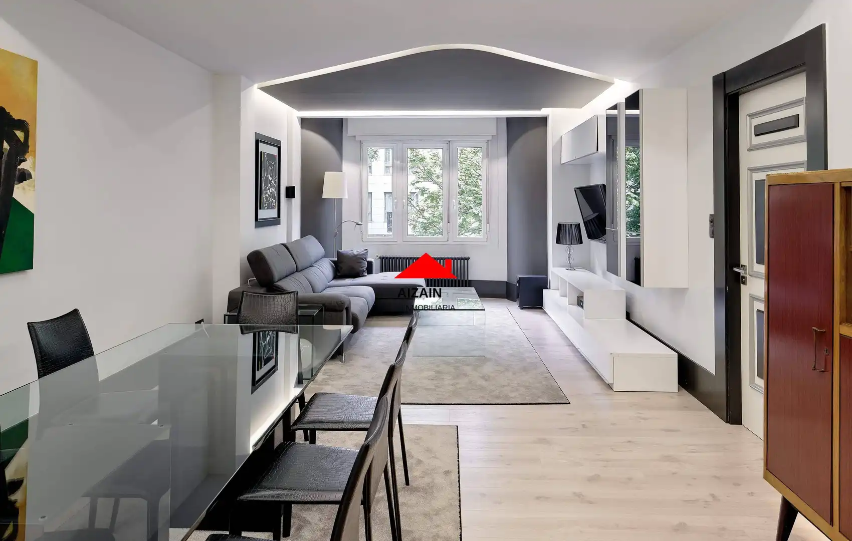 Sala de estar de Piso en venta en Bilbao  con Calefacción y Trastero