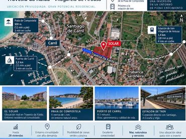 Terreno residencial en venta en O Carril
