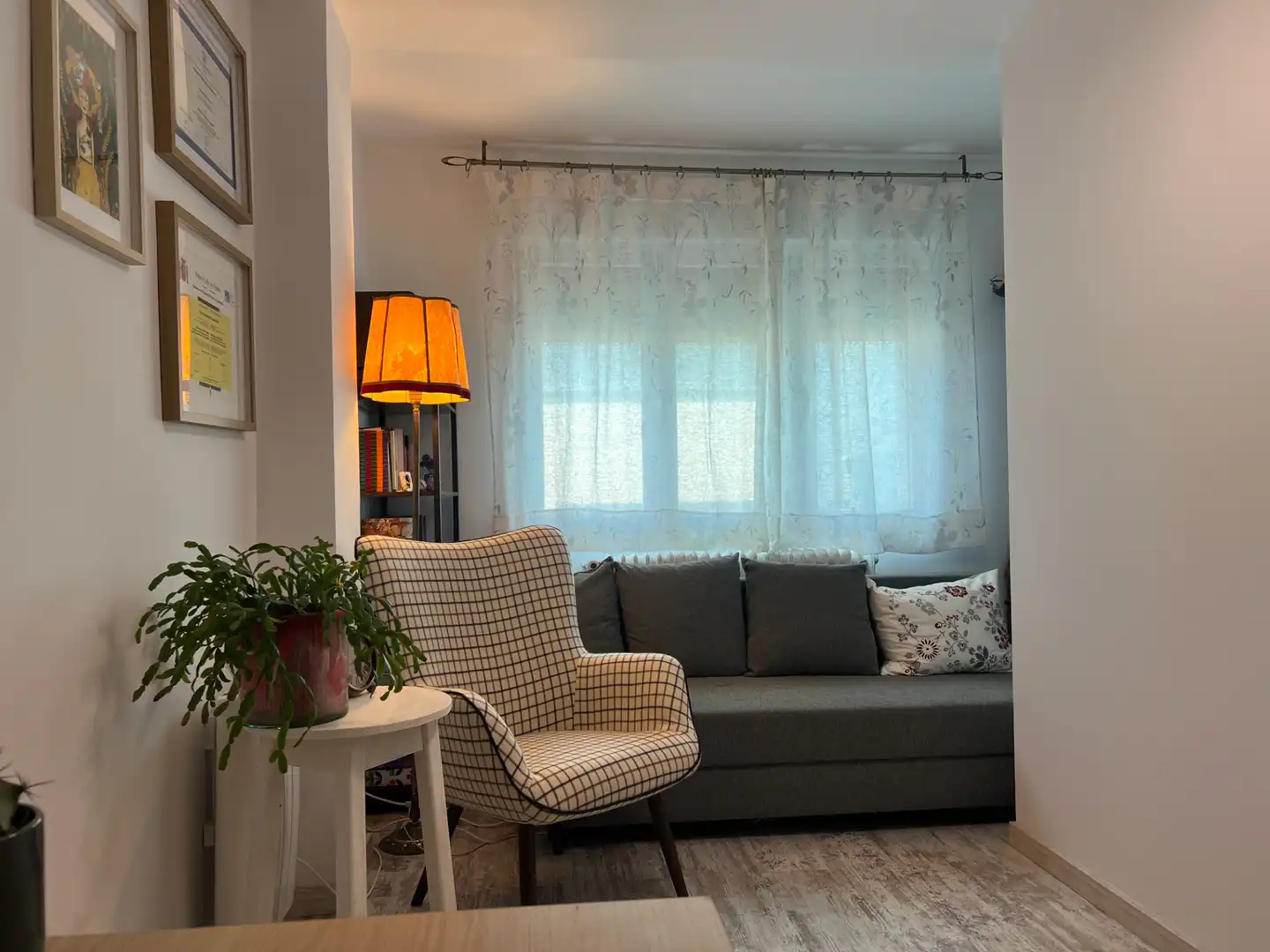 Sala de estar de Piso en venta en Jaca con Terraza y Amueblado