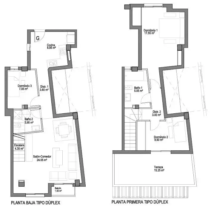 Dachboden zum Verkauf in Murcia mit Klimaanlage, Terrasse und Balkon