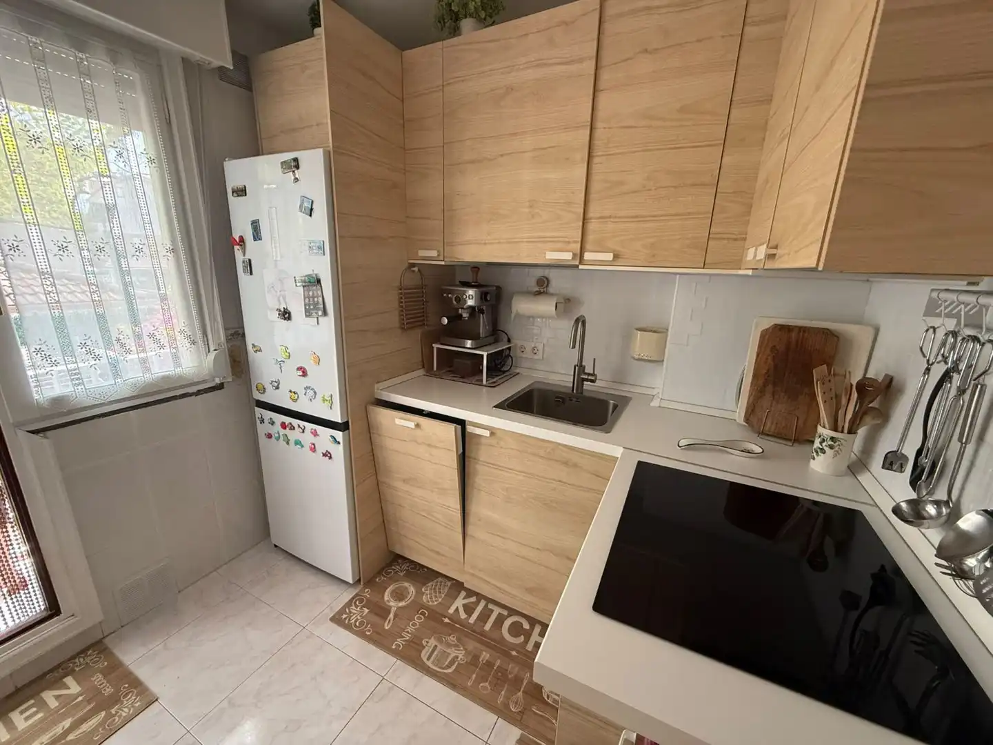 Küche von Wohnung zum Verkauf in Noja mit Heizung, Terrasse und Abstellraum