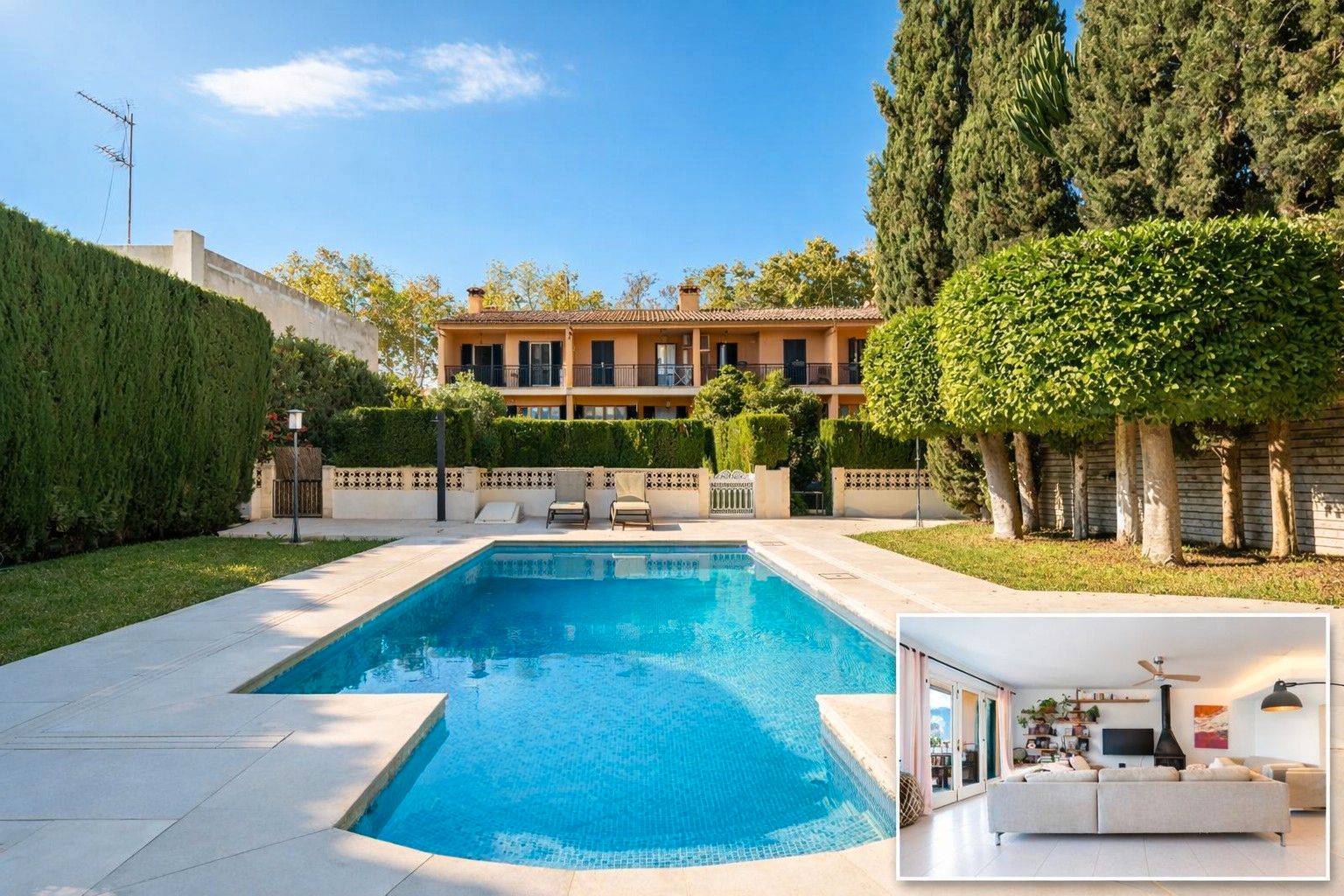 Jardín de Casa adosada en venta en  Palma de Mallorca con Calefacción, Jardín privado y Trastero