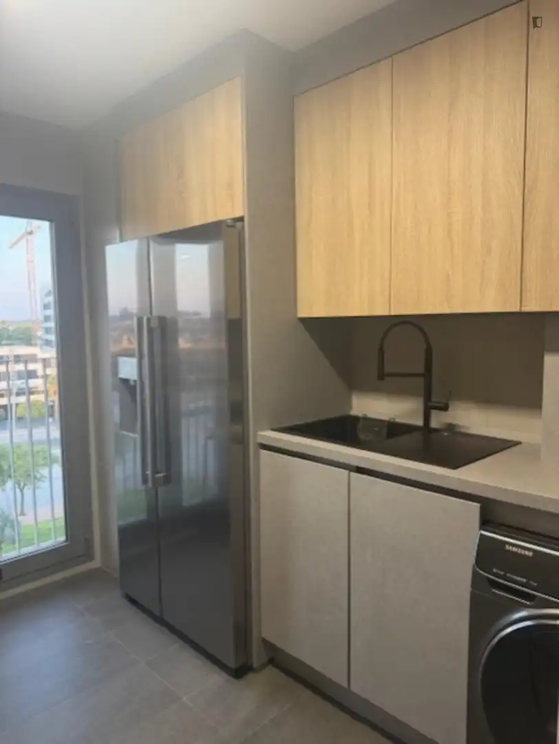 Cocina de Apartamento de alquiler en Dos Hermanas con Aire acondicionado, Calefacción y Amueblado