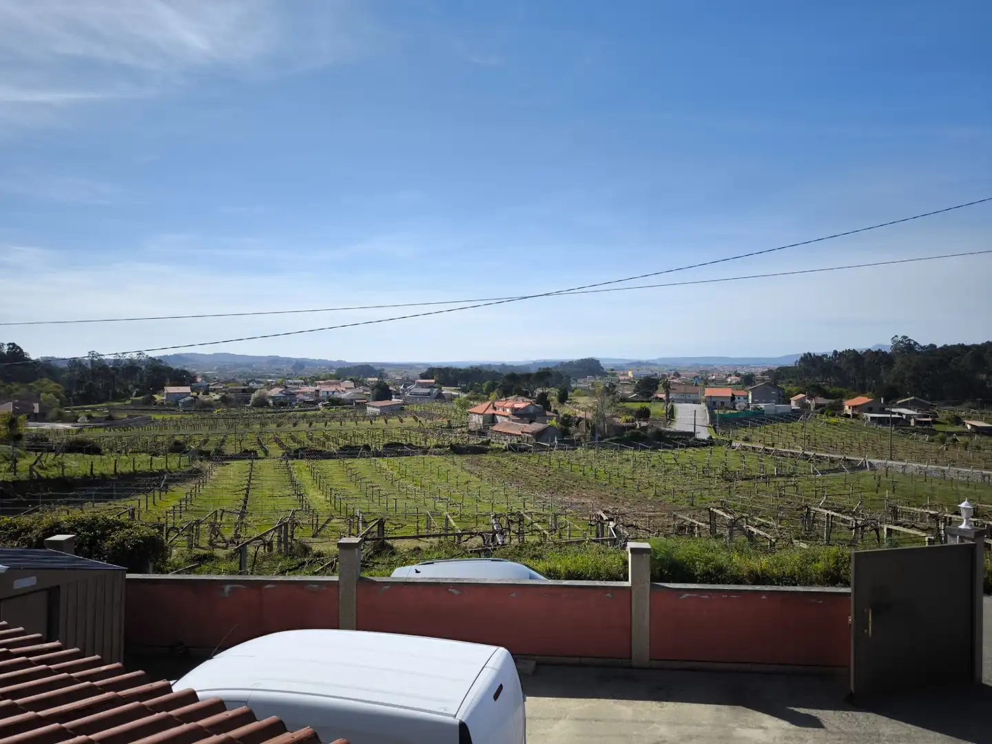 Vista exterior de Casa o chalet en venta en Meis con Calefacción, Jardín privado y Parquet
