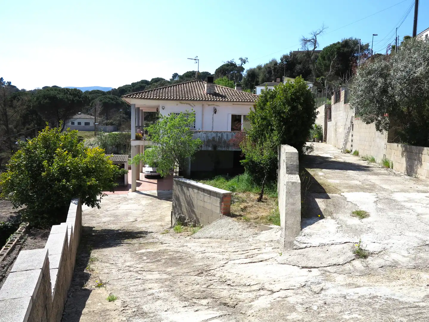 Vista exterior de Casa o chalet en venta en Blanes con Aire acondicionado, Jardín privado y Terraza