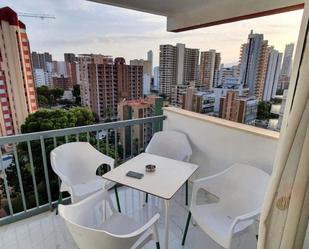 Terrassa de Apartament de lloguer en Benidorm amb Calefacció, Jardí privat i Terrassa