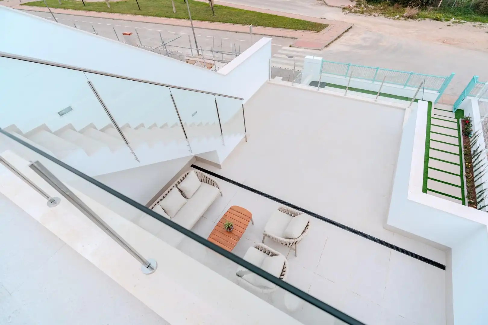 Terrassa de Casa adosada en venda en Los Alcázares amb Aire condicionat, Jardí privat i Terrassa