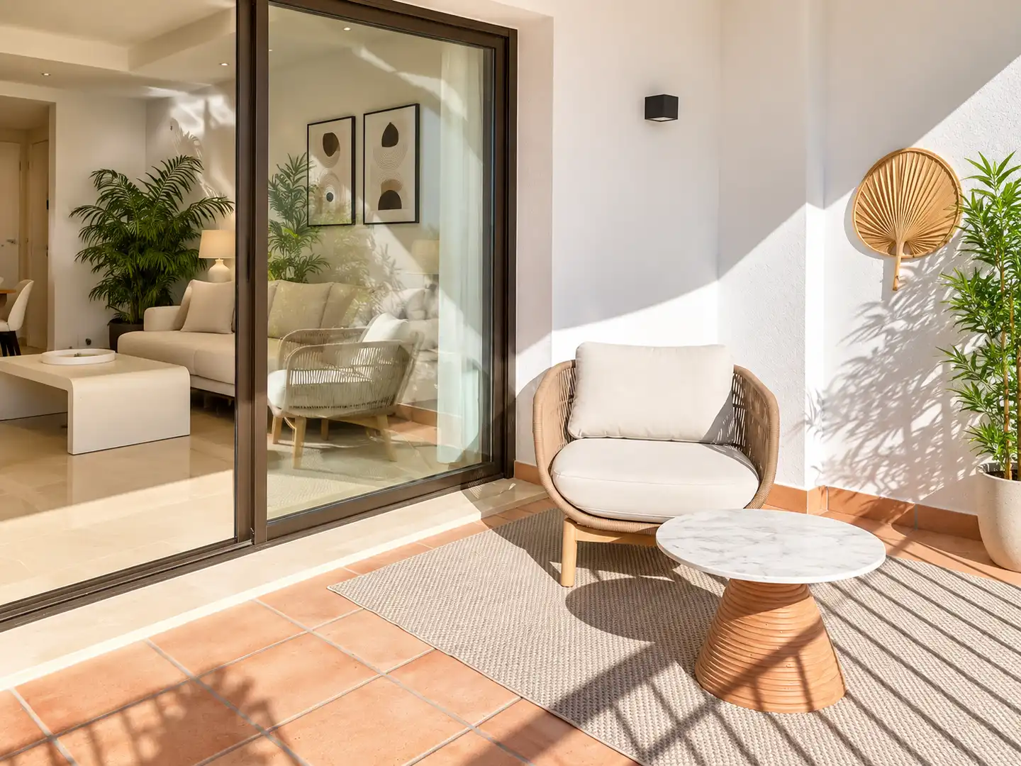Terraza de Apartamento en venta en La Quinta
