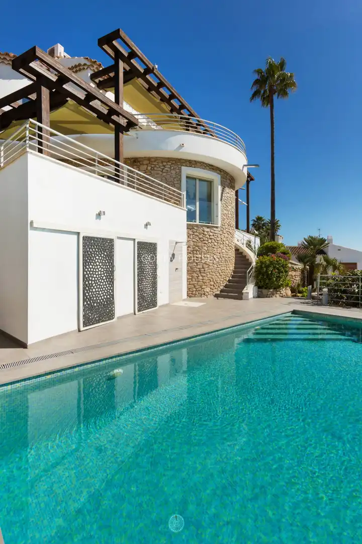 Exterior view of Houses for sale in Benissa  with Air Conditioner, Heating and Private garden