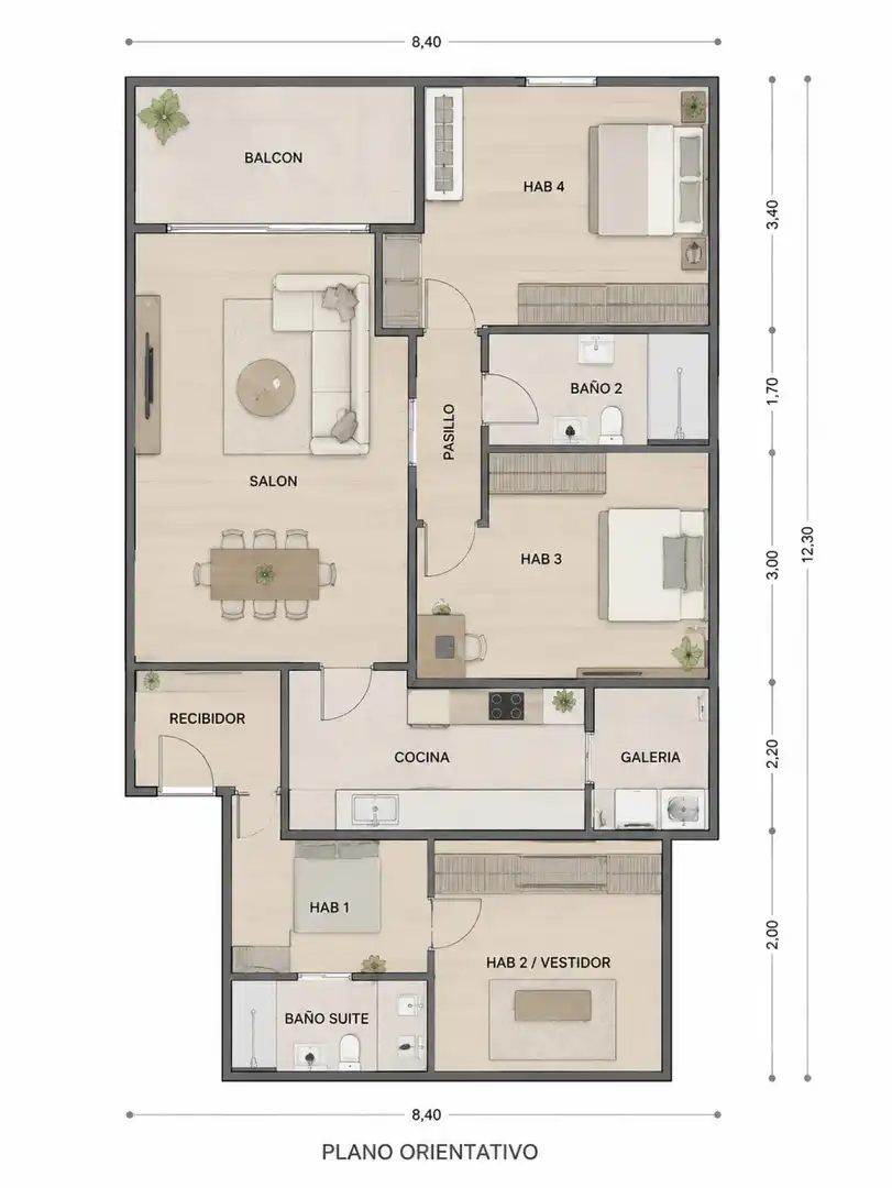 Wohnung zum Verkauf in Gavà mit Klimaanlage, Heizung und Parkett