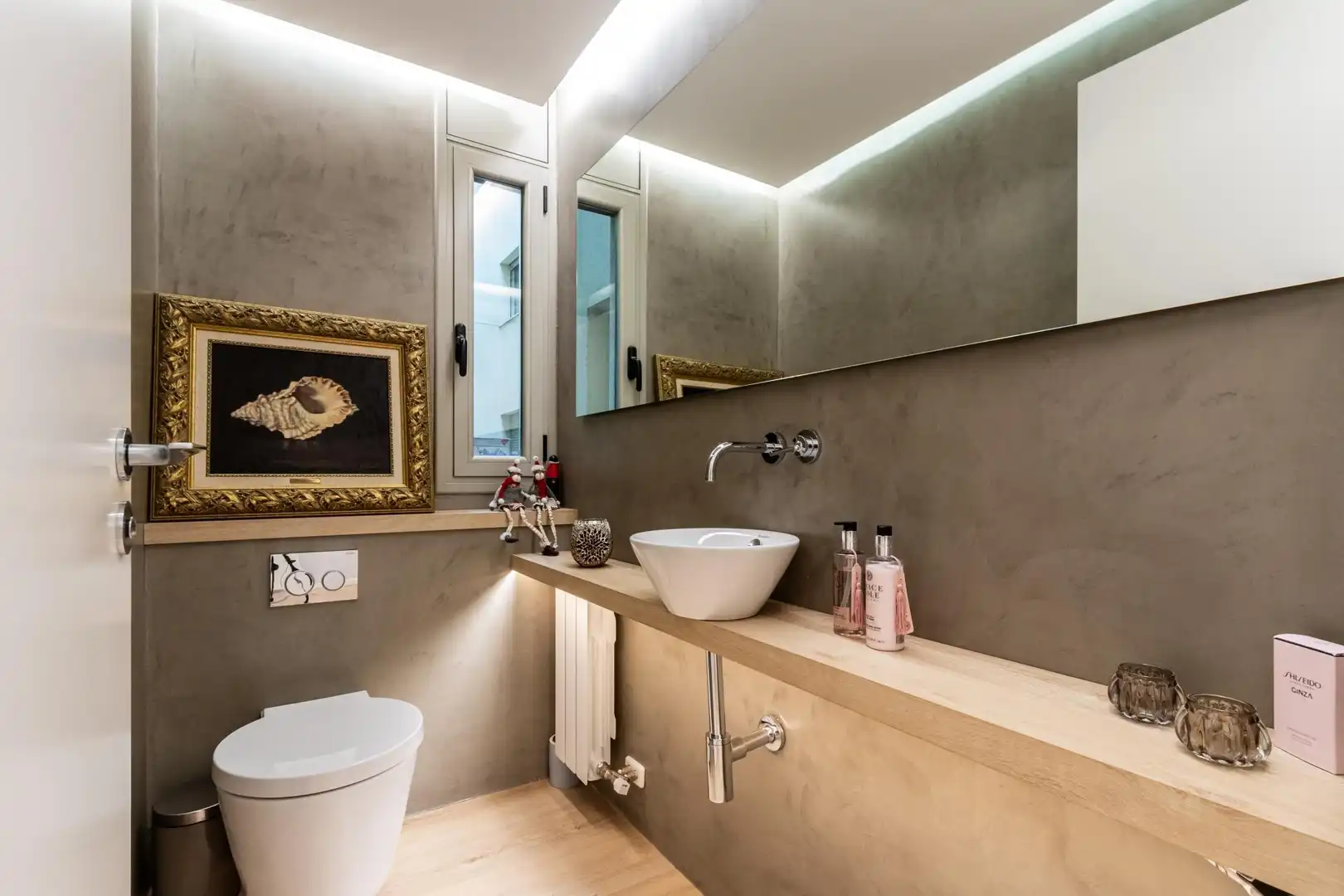 Badezimmer von Wohnung zum Verkauf in Manresa mit Heizung, Privatgarten und Parkett