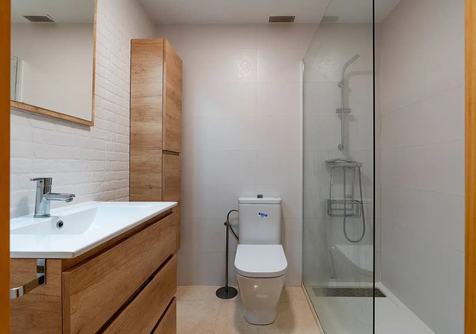 Bathroom of Flat for sale in Vícar  with Air Conditioner, Heating and Private garden