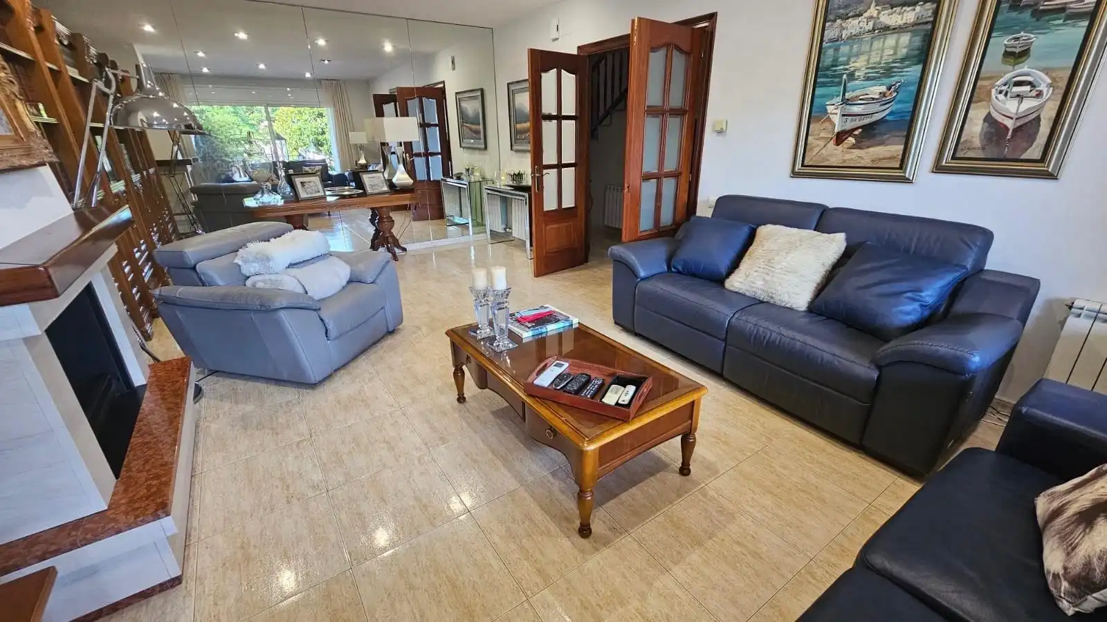 Sala de estar de Casa o chalet en venta en Pineda de Mar con Balcón